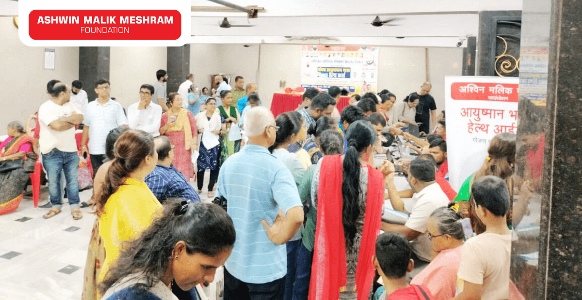 500+ Beneficiaries Registered in the Eye Checkup Camp along with Health Id Camp Conducted at Kumbharwada.