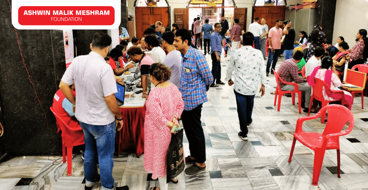 500+ Beneficiaries Registered in the Eye Checkup Camp along with Health Id Camp Conducted at Kumbharwada.