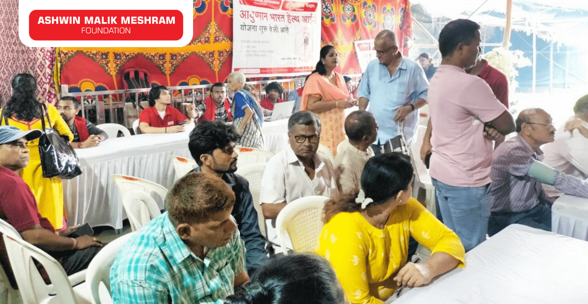 Medical Health Checkup Camp along with Ayushman Bharat Health ID Camp Conducted at Parel.