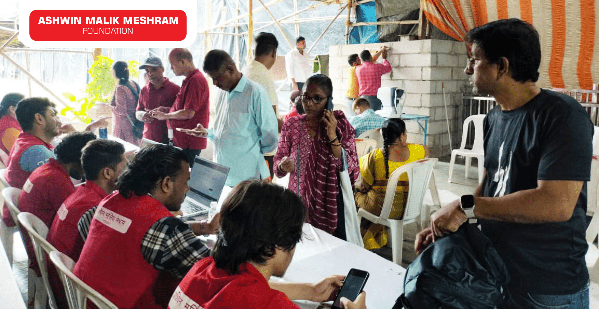 Medical Health Checkup Camp along with Ayushman Bharat Health ID Camp Conducted at Parel.