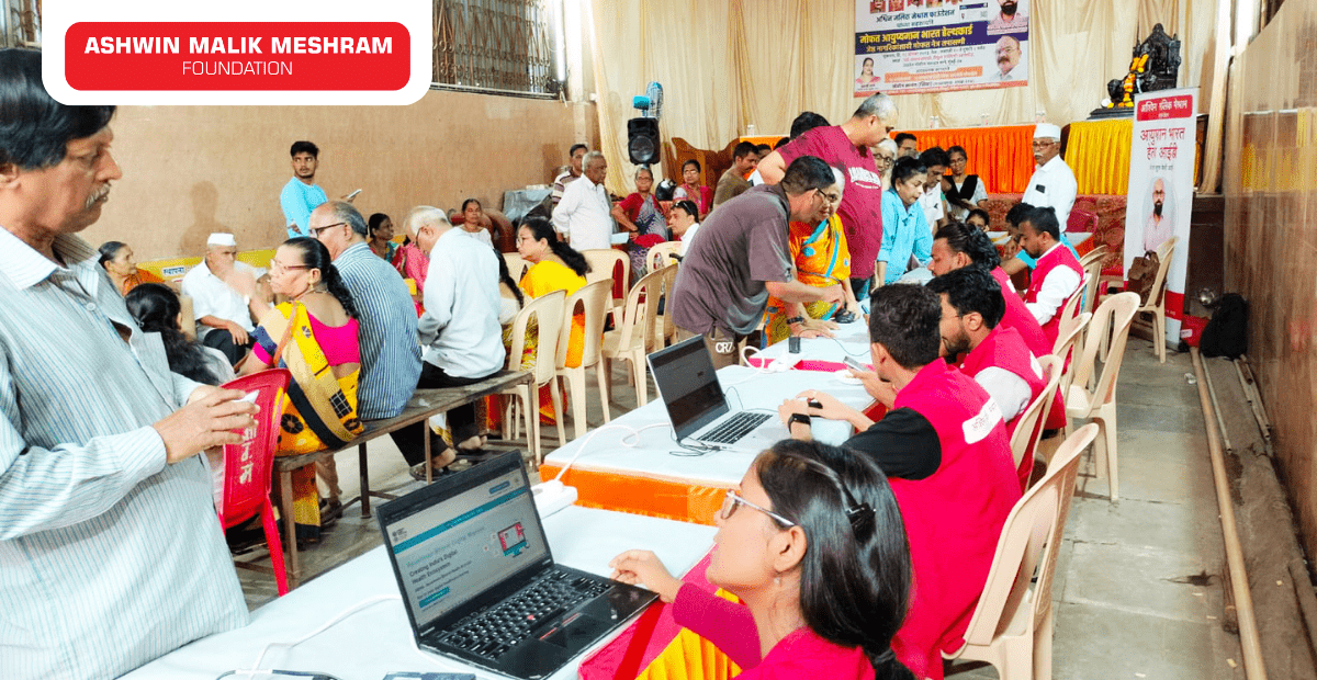 Digital Health ID Camp along with Eye Check-Up Camp Conducted at Tardeo.