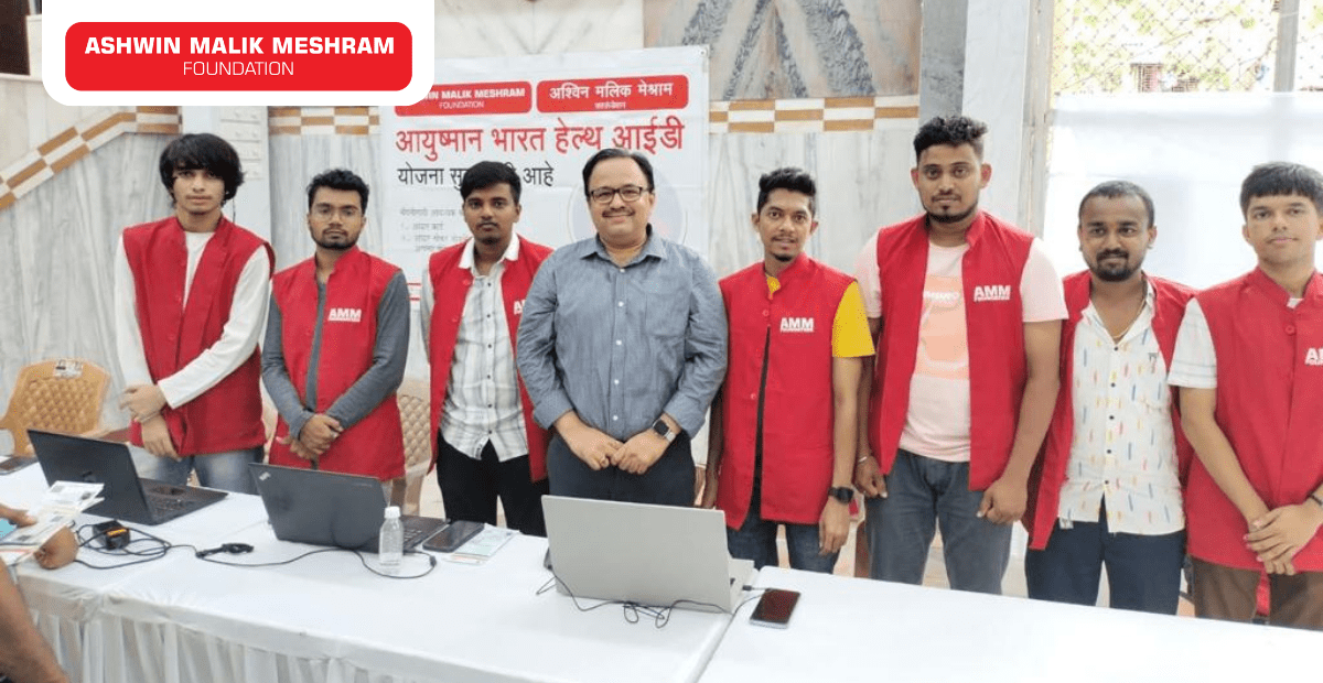 500+ Beneficiaries registered in the Eye Checkup Camp along with Health ID Camp Conducted by Meshram Foundation At Mahalaxmi.