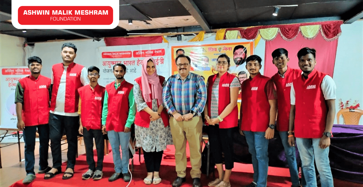 Health Card Registration Camp Organised for Underprivileged People in Chakala, Andheri (East) by Meshram Foundation