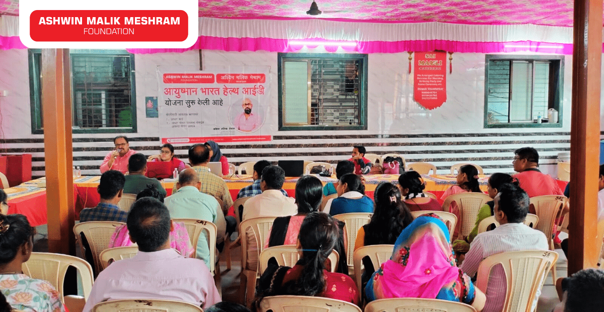 400+ Beneficiaries Registered in the Eye Check-up camp along with ABHA ID Camp Conducted by Meshram Foundation at Ashok Nagar, Andheri (East).