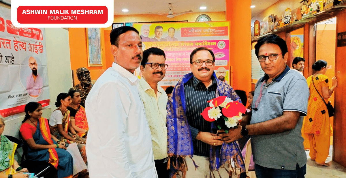 Meshram Foundation conducted an Ayushman Bharat Health ID Camp at MIDC Andheri (East) in association with Murji Patel.