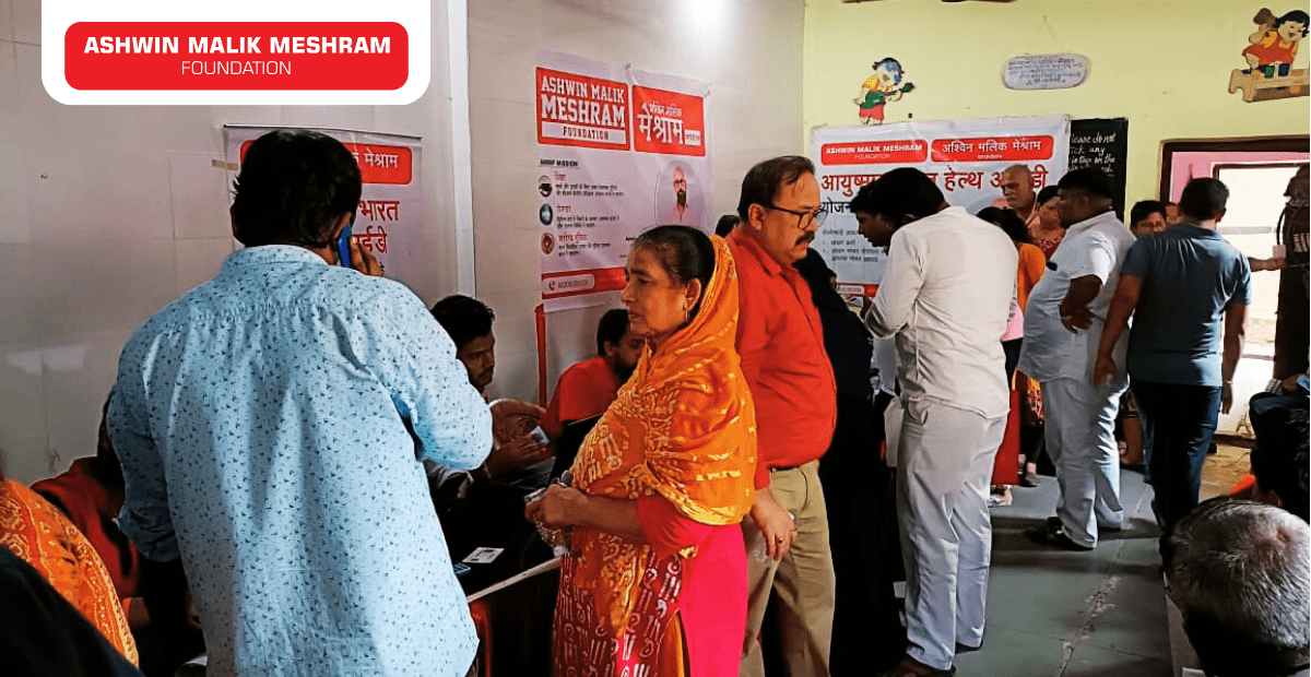 Meshram Foundation conducted an Ayushman Bharat Health ID Camp at Chakala, Andheri (East).