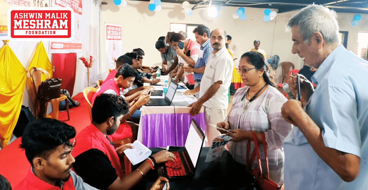 350+ Beneficiaries Registered in the ABHA ID Camp Conducted by Meshram Foundation at Chakala, Andheri (East).