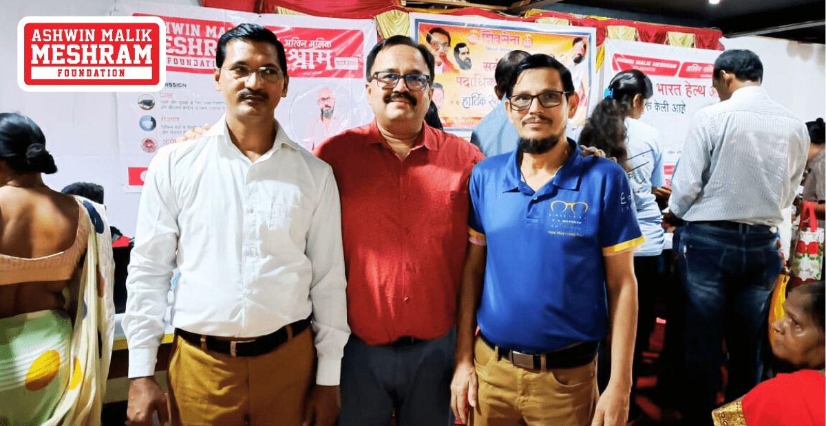 Mega Eye Check-Up Camp along with Ayushman Bharat Health Card Camp Conducted by Meshram Foundation at Chakala, Andheri (East).