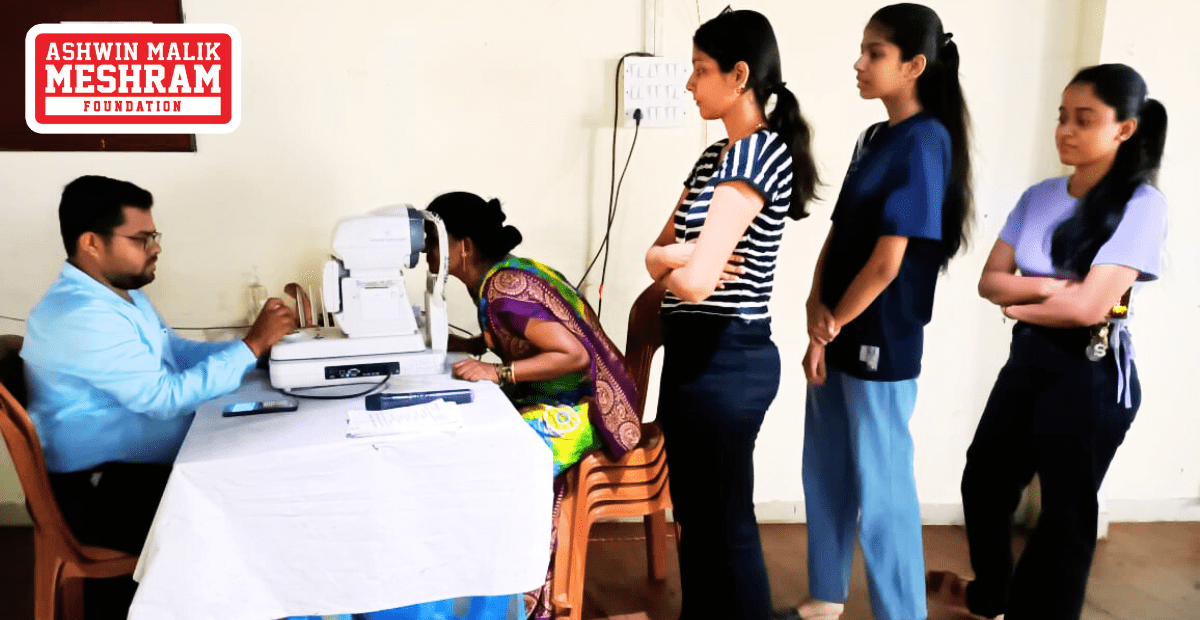 Ayushman Bharat Golden Card Camp along with Free Eye Check-up Camp Conducted By Meshram Foundation at Chakala, Andheri (East).
