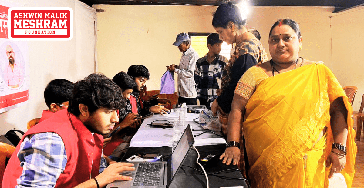 Meshram Foundation Conducted an Eye Check-up Camp along with Ayushman Bharat Golden Health Card Camp At Chakala, Andheri (East)