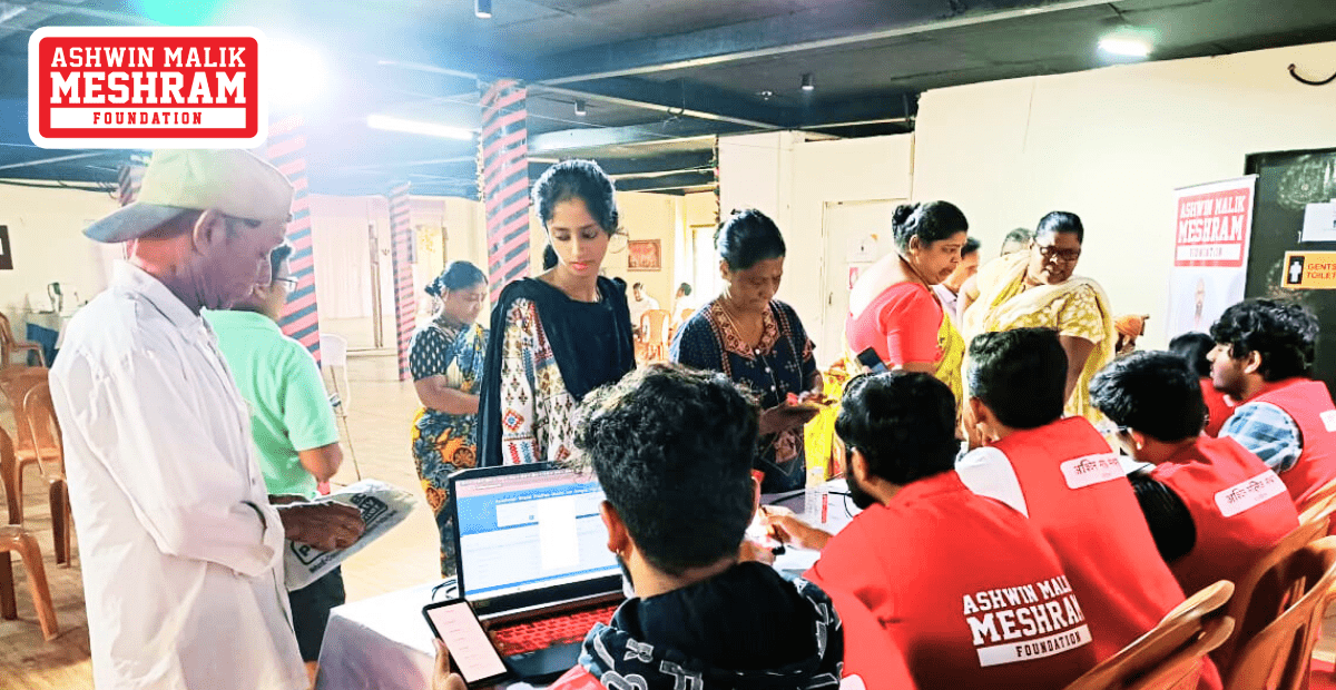 Meshram Foundation Conducted an Eye Check-up Camp along with Ayushman Bharat Golden Health Card Camp At Chakala, Andheri (East)