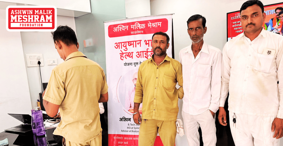 Meshram Foundation conducted an Ayushman Bharat PMJAY Card Camp for Local Auto Rickshaw Union at Nehru Nagar, Kurla (East).