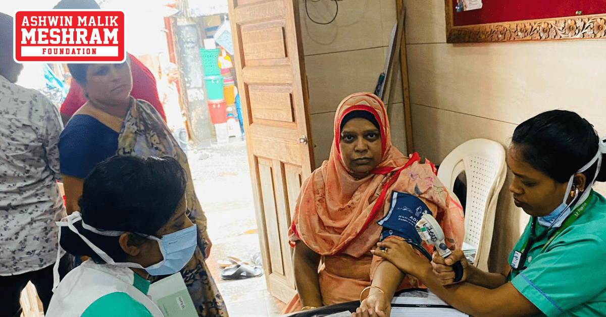 Grand Health Checkup camp and Eye Checkup camp conducted by Meshram Foundation in Shivsena Shakha No. 168.