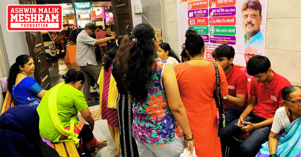 Meshram Foundation conducted Ayushman Bharat Yojana and Majhi Ladki Bahin Yojana camp in Shivsena Shakha No.169.