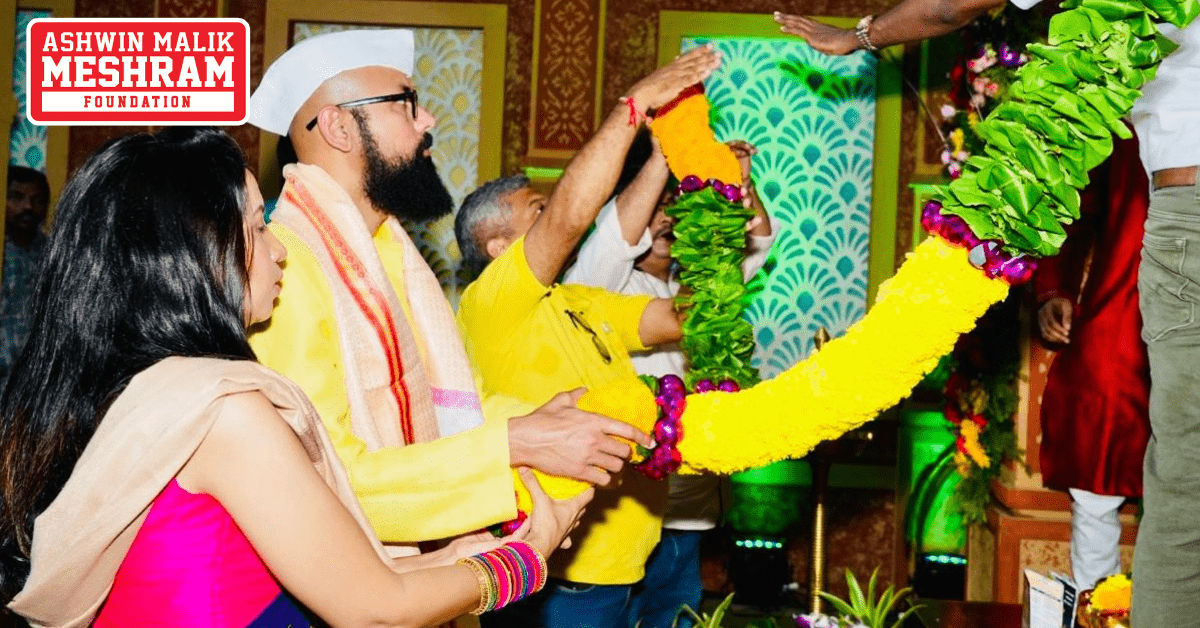 On the occasion of Ganesh Chaturthi, the Pran Pratishtha of Maharaja Ganaraya of Nehru Nagar, Kurla was performed by the auspicious hands of our Chairman, Ashwin Malik Meshram.
