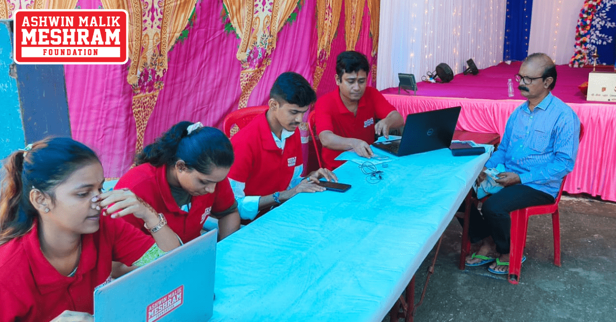 Ayushman Bharat Yojana, ABHA Card and E-Shram Card Camp conducted by Meshram Foundation at Kamgar Nagar, Kurla (East).