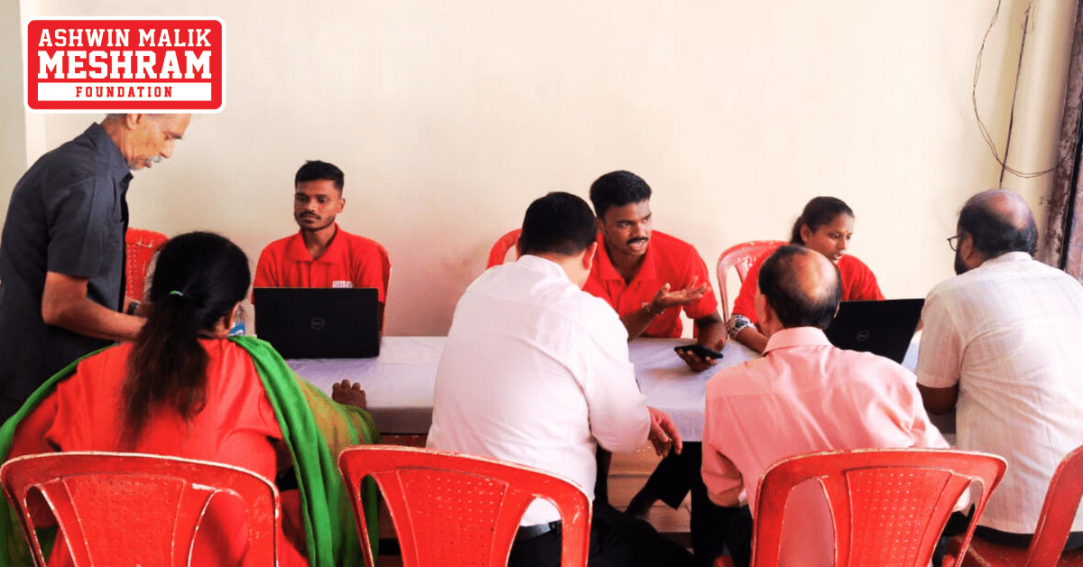 Ayushman Bharat Yojana, ABHA Card and E-Shram Card Camp conducted by Meshram Foundation at Nehru Nagar, Kurla.