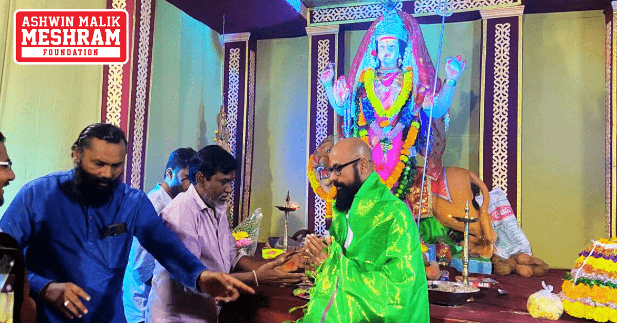 Meshram Foundation supported "Om Sai Aadarsh Seva Mandal" – Vatsalatai Naik Nagar, Kurla East for Navratri Festival.