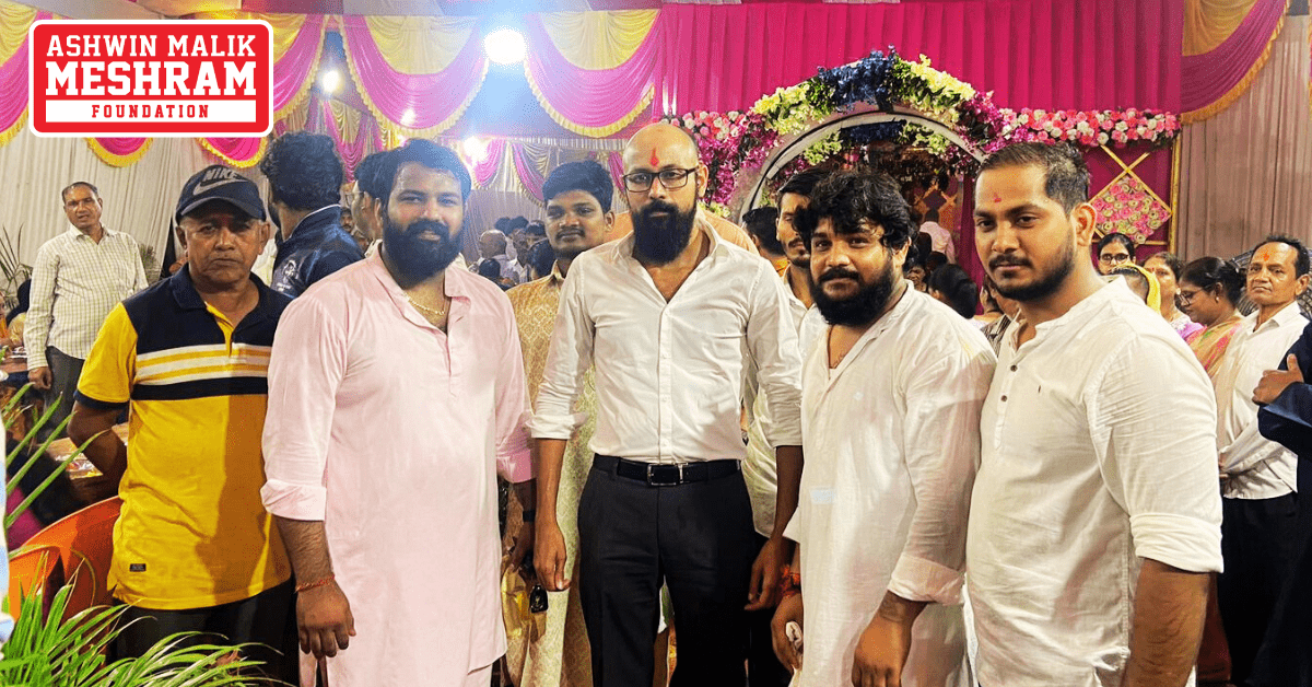 Meshram Foundation supported "Super Star Mitra Mandal" – Chunabhatti for Navratri Festival.