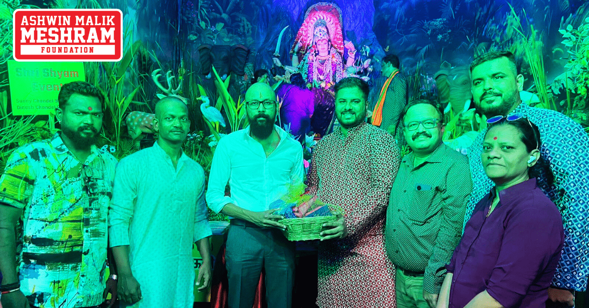 Meshram Foundation supported "Om Sai Kala Krida Mandal" – Nehru Nagar, Kurla for Navratri Festival.