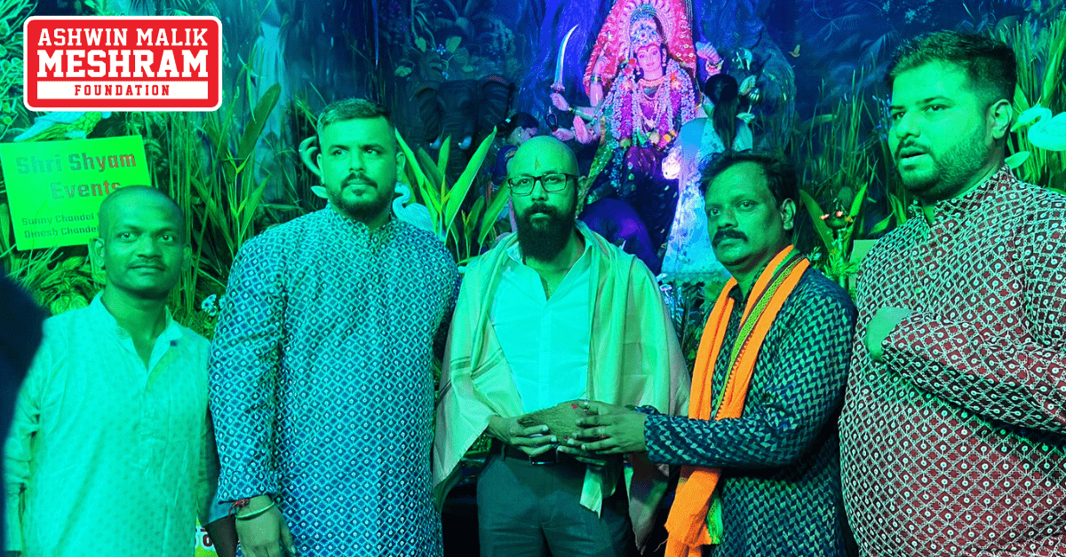 Meshram Foundation supported "Om Sai Kala Krida Mandal" – Nehru Nagar, Kurla for Navratri Festival.