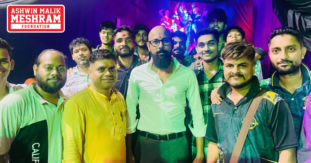 Meshram Foundation supported "Chemburchi Chintaharni Bal Hanuman Mitra Mandal" – Thakkar Bappa, Chembur for Navratri Festival.