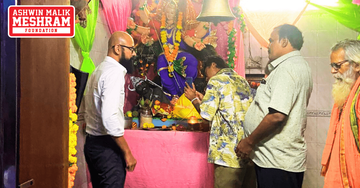Meshram Foundation supported "Priyadarshani Rahivashi Sangh" – Thakkar Bappa, Chembur for Navratri Festival.
