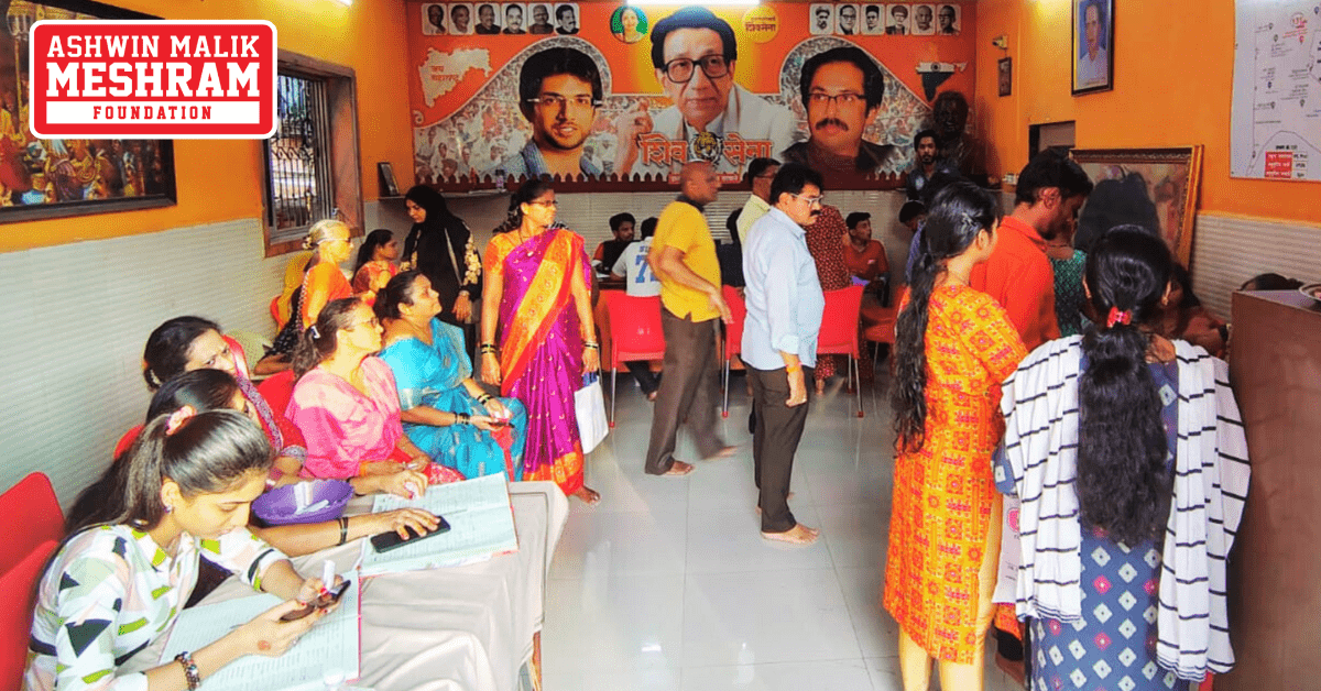 Meshram Foundation organized camps to implement various social benefit schemes in Ghatkopar East, Ghatkopar West and Mankhurd-Shivaji Nagar Vidhansabha.