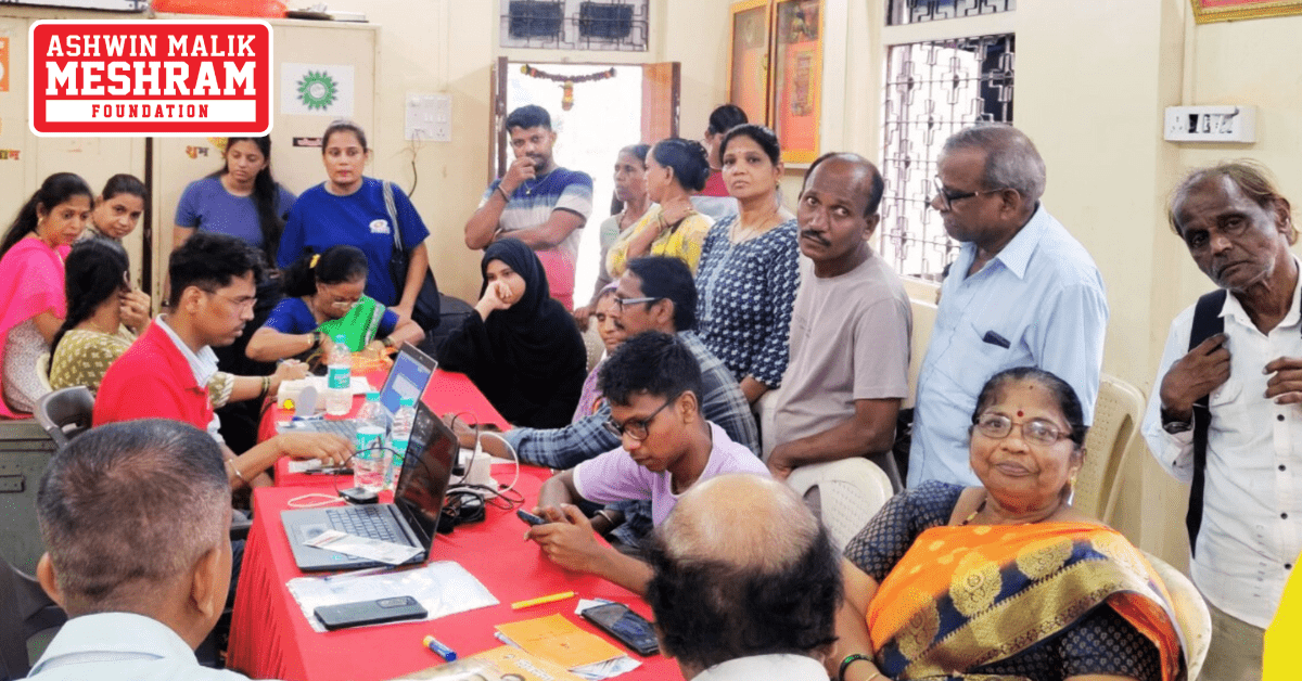 750+ beneficiaries availed the benefits of the camps conducted at Chandivali, Mahim, Wadala, Colaba, Mumbadevi and Malabar Hill Vidhansabha by Meshram Foundation.