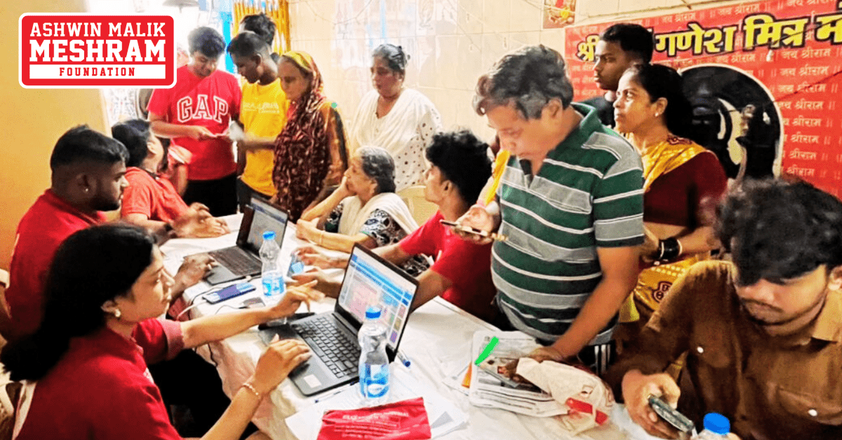 750+ beneficiaries availed the benefits of the camps conducted at Charkop, Kandivali East, Malad, Chandivali, Kalina, Kurla, Mahim, Dharavi, Wadala, Colaba, Mumbadevi and Malabar Hill.