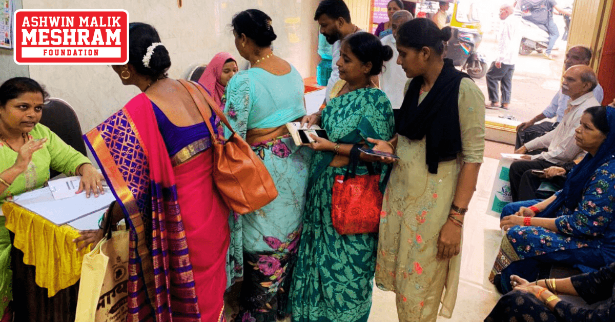 750+ beneficiaries availed the benefits of the camps conducted by Meshram Foundation.