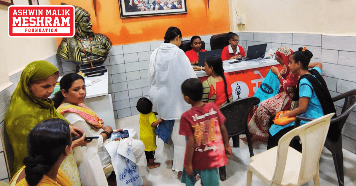 950+ beneficiaries availed the benefits of the camps conducted by Meshram Foundation.
