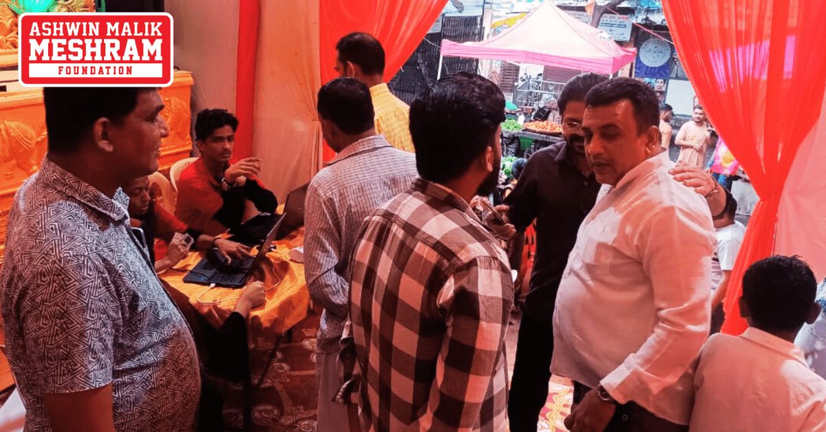 450+ beneficiaries availed the benefits of the camps conducted by Meshram Foundation.