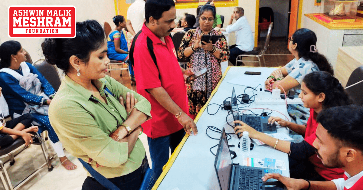 600+ beneficiaries availed the benefits of the camps conducted by Meshram Foundation.