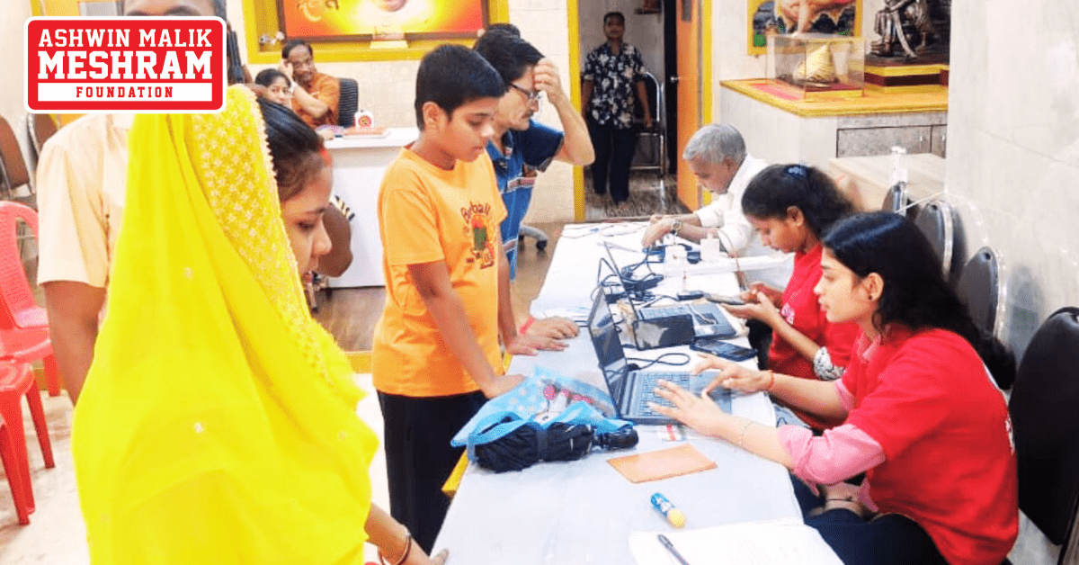 550+ beneficiaries availed the benefits of the camps conducted by Meshram Foundation.