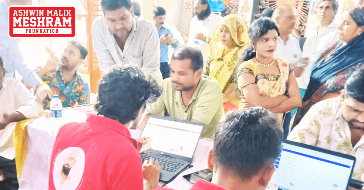 300+ beneficiaries availed the benefits of the camps conducted by Meshram Foundation.