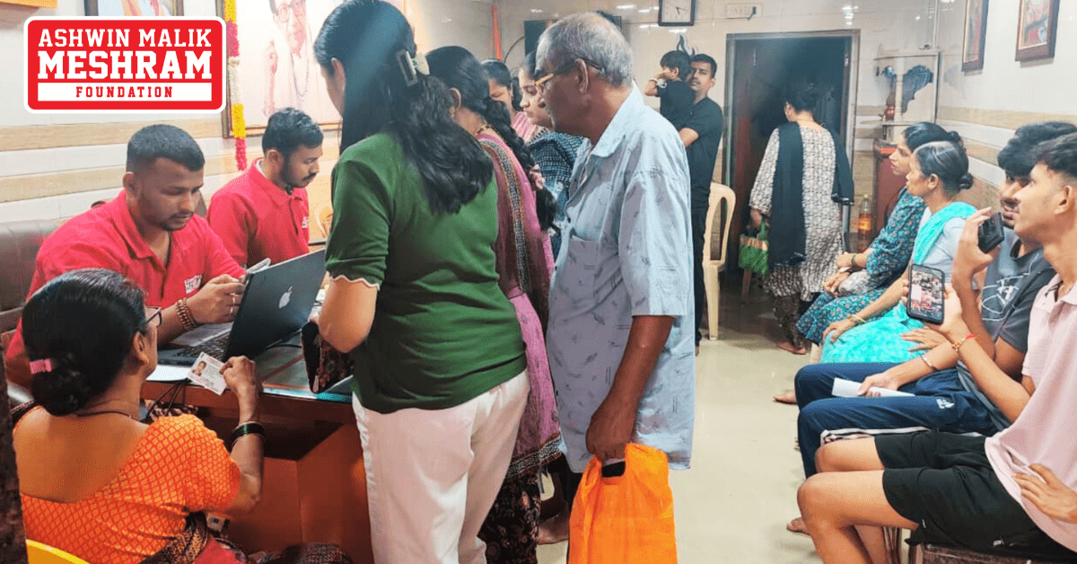 550+ beneficiaries availed the benefits of the camps conducted by Meshram Foundation.