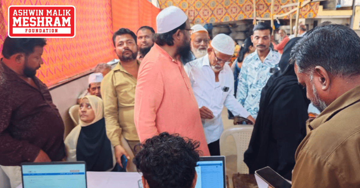 350+ beneficiaries availed the benefits of the camps conducted by Meshram Foundation.